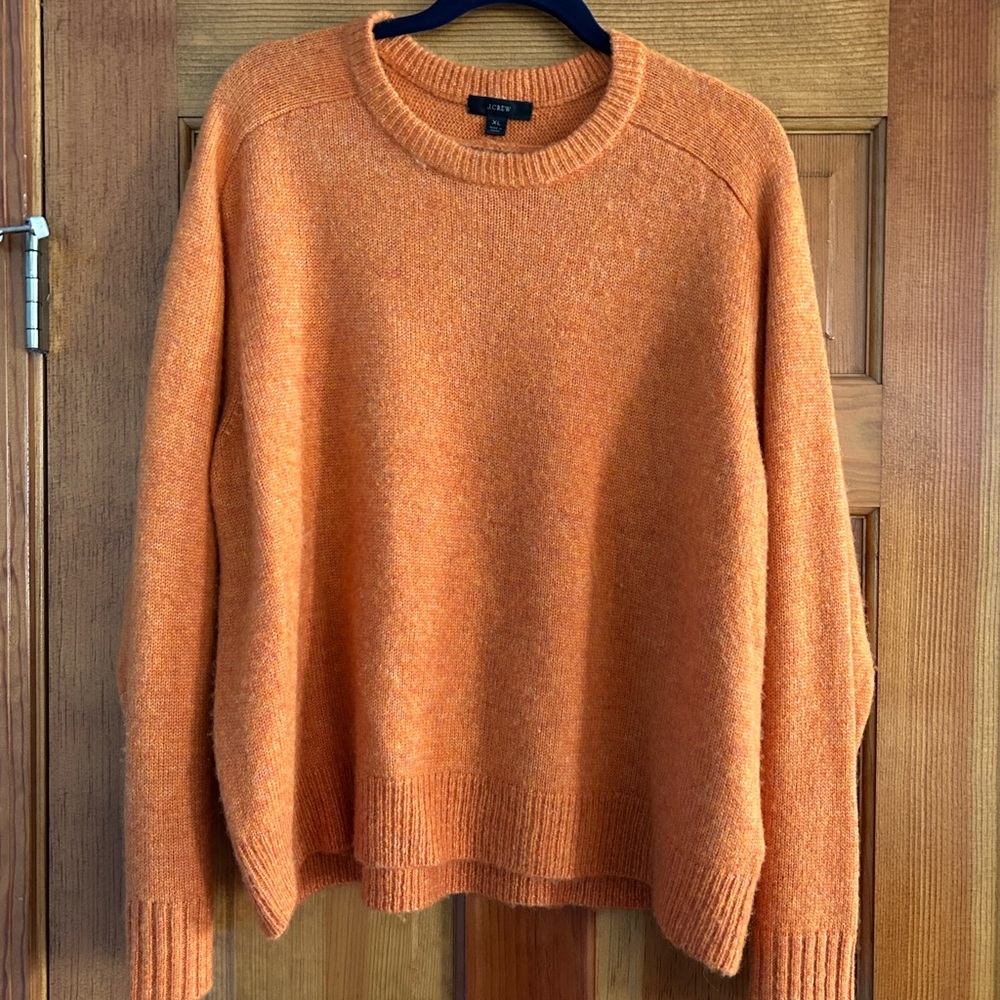 J. Crew Warm Tangerine Sweater